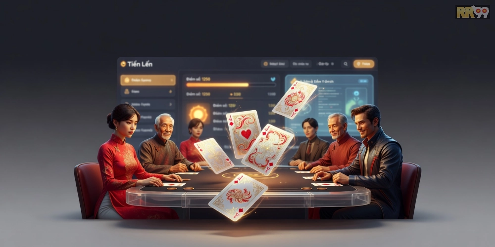 Khám phá giao diện game bài tiến lên 69vn hiện đại với người chơi sôi động